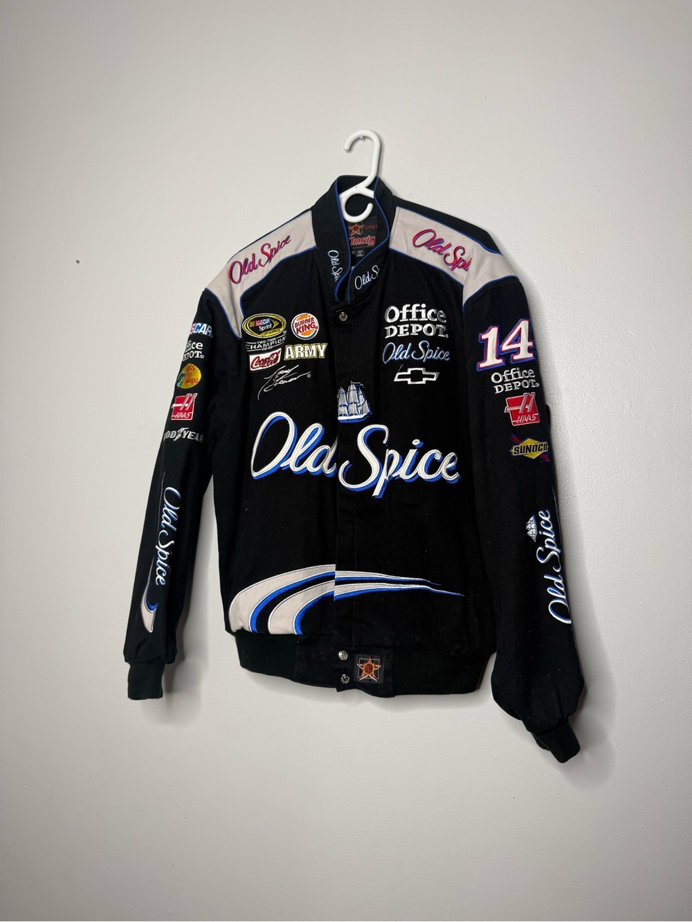 Vintage Y2K Old Spice NASCAR Racing Team Jacket